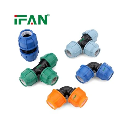 Fabbrikant tal-Fittings tal-Pipe tal-Kompressjoni tal-PP Għal Sistemi tal-Pipe HDPE